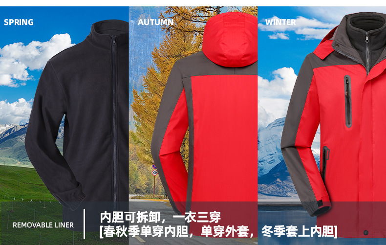 三合一两件套冲锋衣(图24)