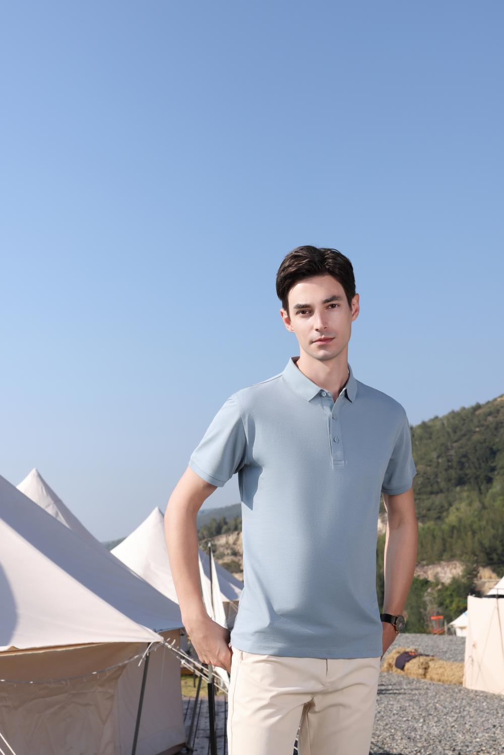 奥代尔紧赛棉Polo衫(图3)