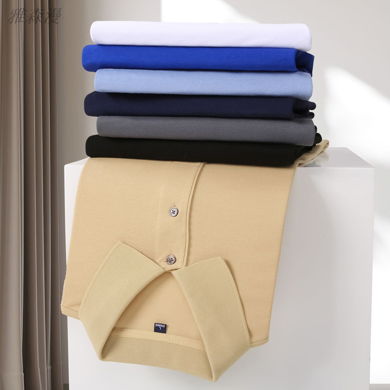 丝光法沙珠地polo衫