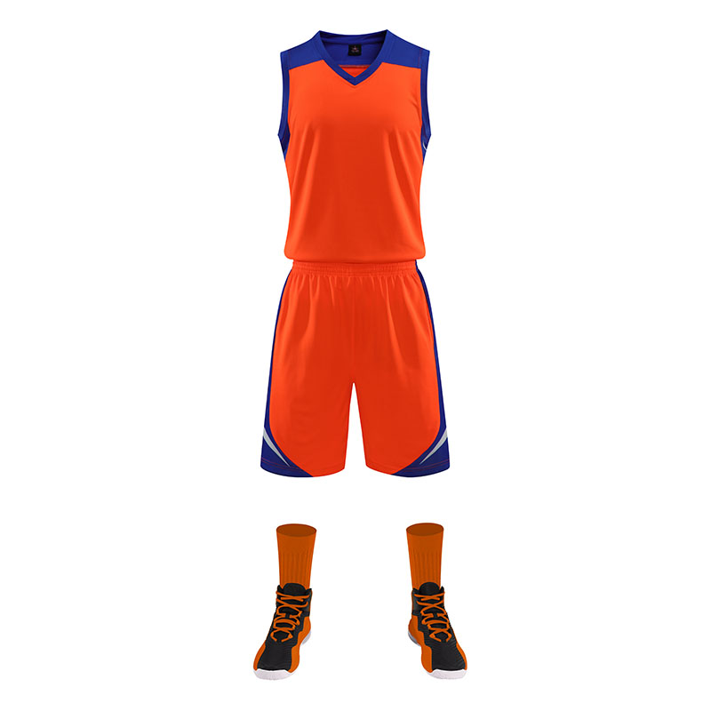 撞色篮球服