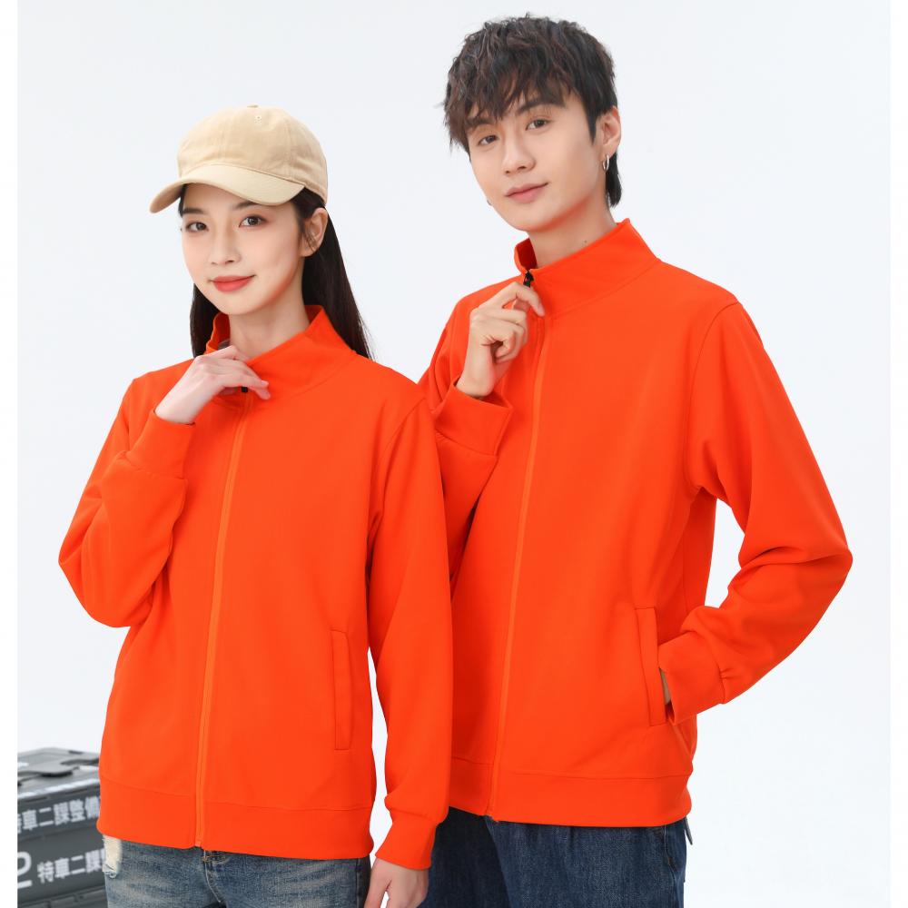 薄款立领拉链卫衣