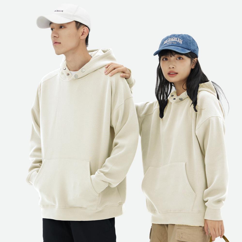 落肩-连帽卫衣（厚毛圈）