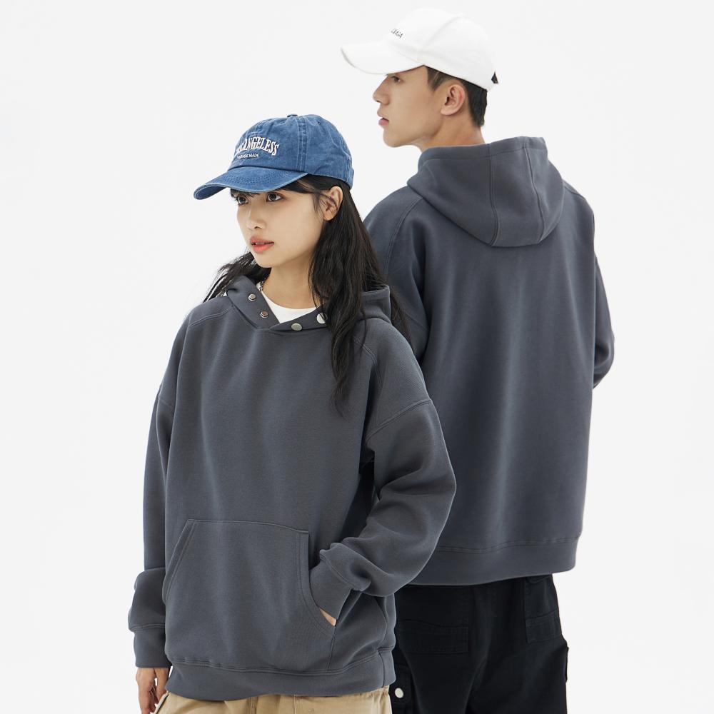 落肩-连帽卫衣（厚毛圈）