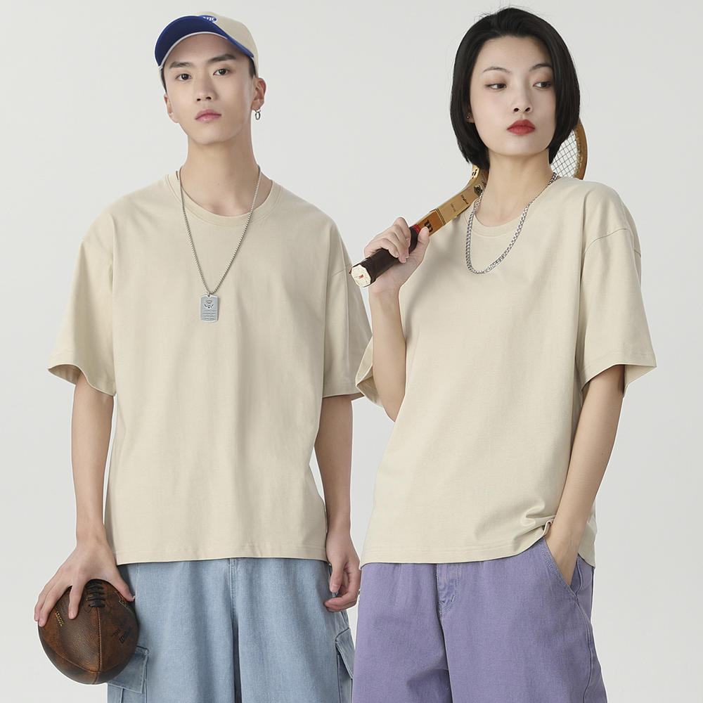 240克重磅落肩T恤(图3)