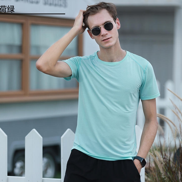 水晶丝圆领速干