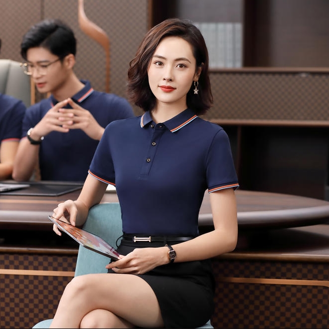 190克陶瓷纤维短袖POLO衫