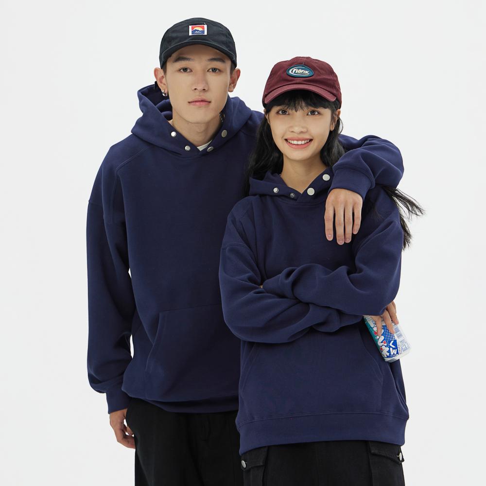 350克落肩连帽卫衣