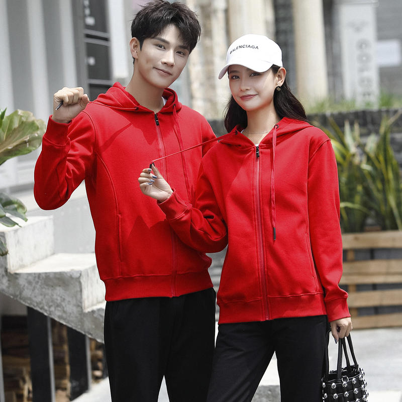 480克纯棉大毛圈拉链卫衣