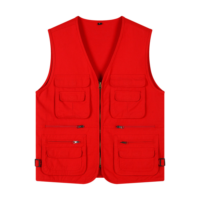 全棉多兜摄影马甲