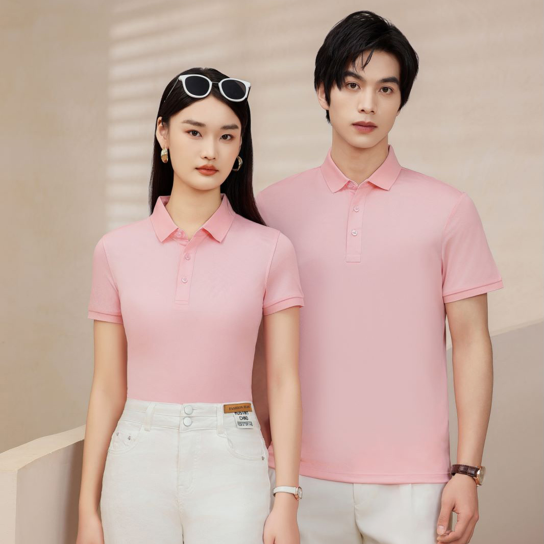 精兰丝翻领Polo衫