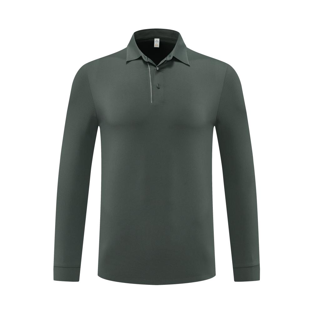 锦氨华夫格长袖POLO衫（已售罄，需定制