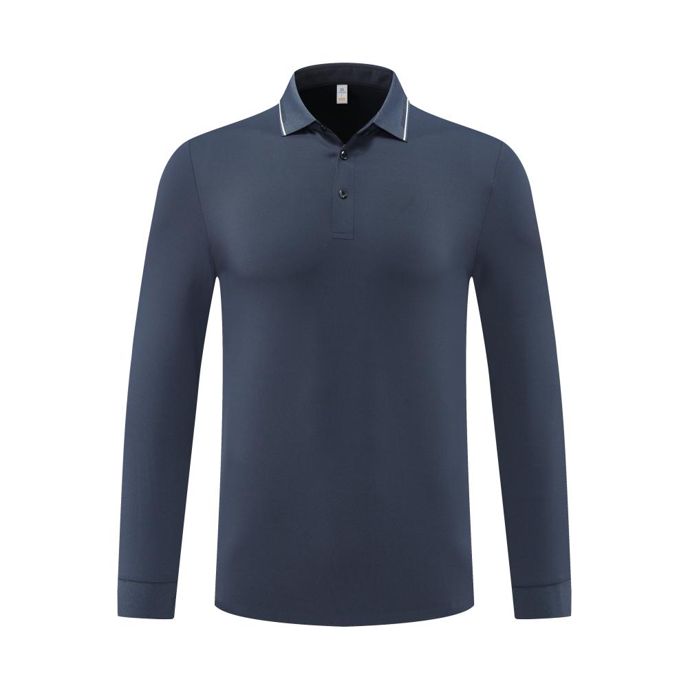 华夫格长袖POLO衫（已售罄，需定制）