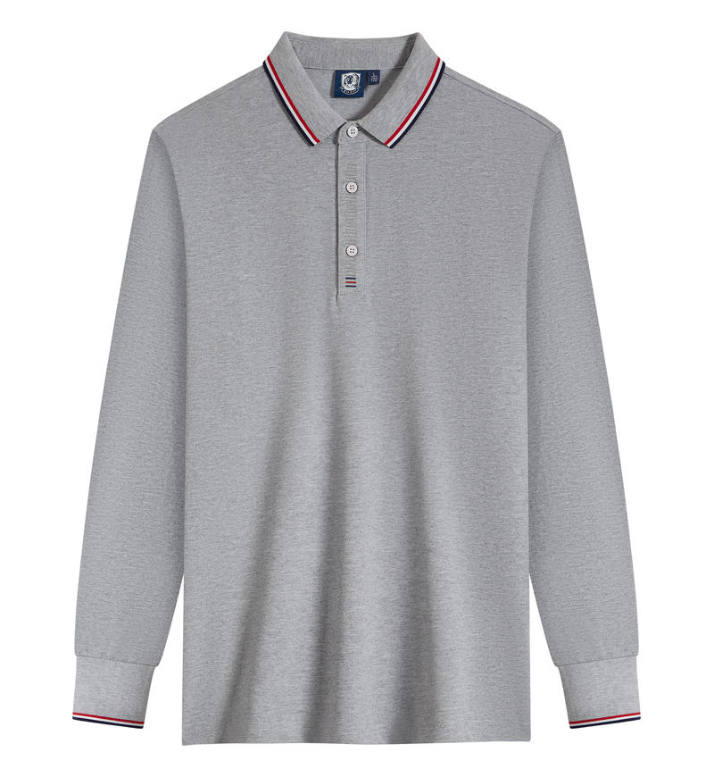 冰璃子长袖Polo衫