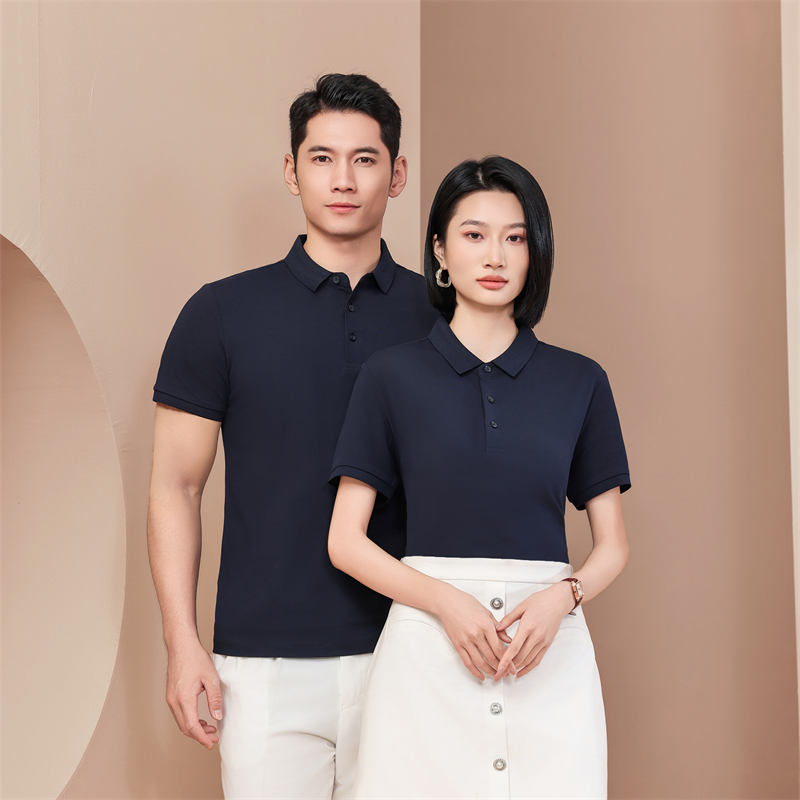 双面冰瓷珠地短袖POLO