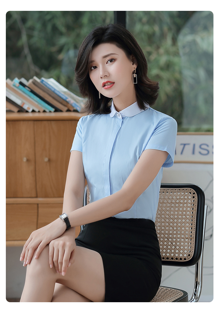 修身圆领短袖衬衫（女）(图15)