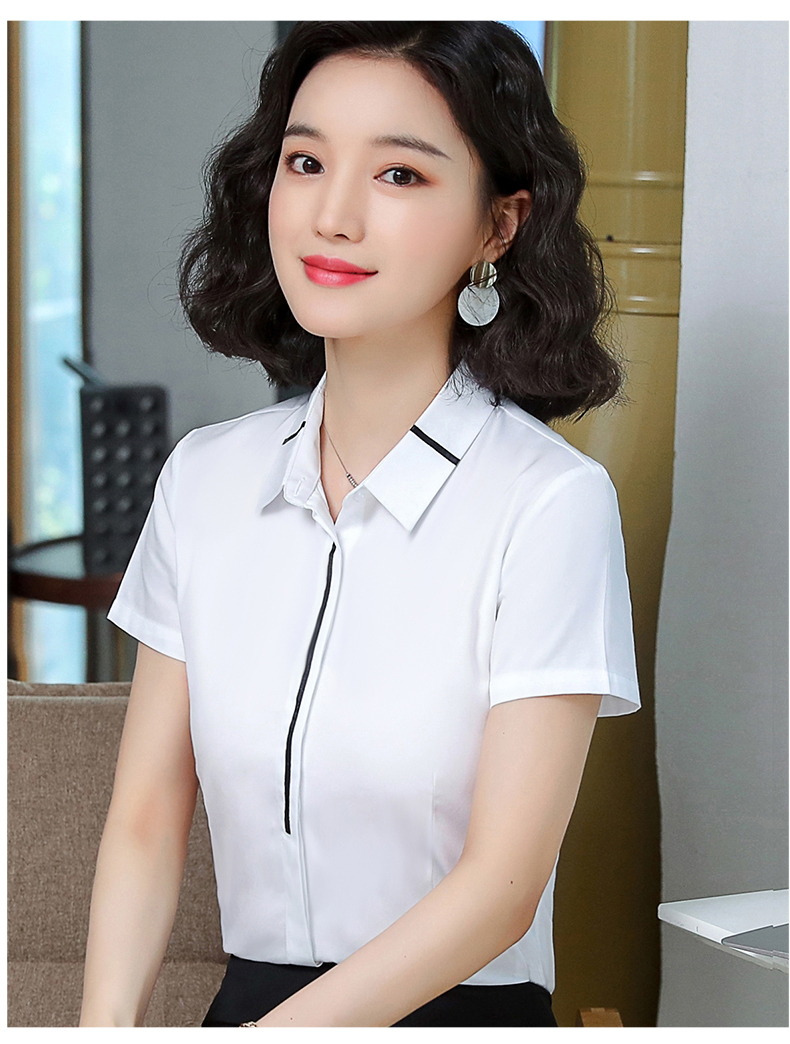 气质收腰内双排扣衬衫（女）(图19)