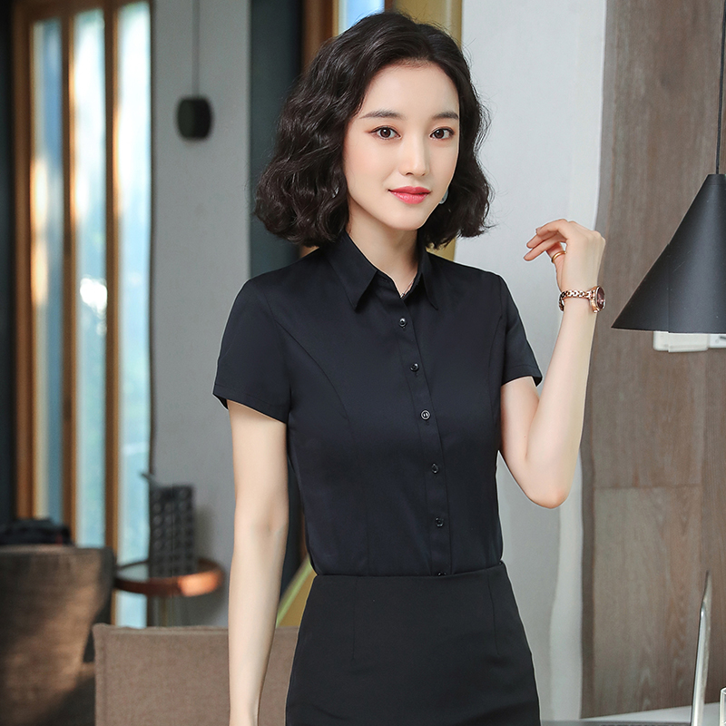 暗扣防走光衬衫（女）(图3)