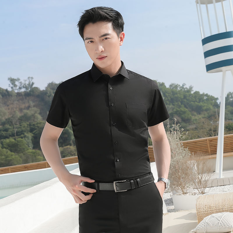商务修身短袖衬衫（男）(图3)