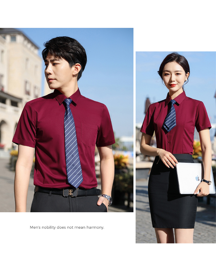 商务气质短袖衬衫（男+女）(图26)