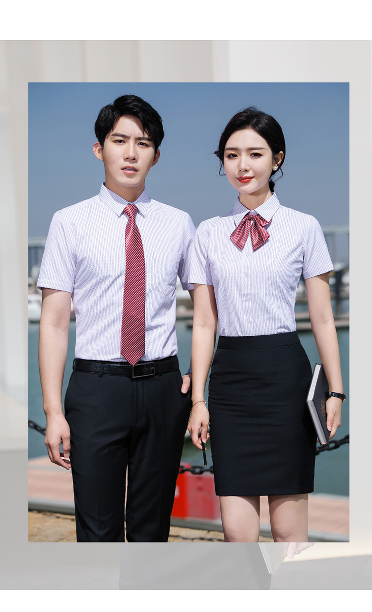 条纹职业衬衫（男+女）(图20)