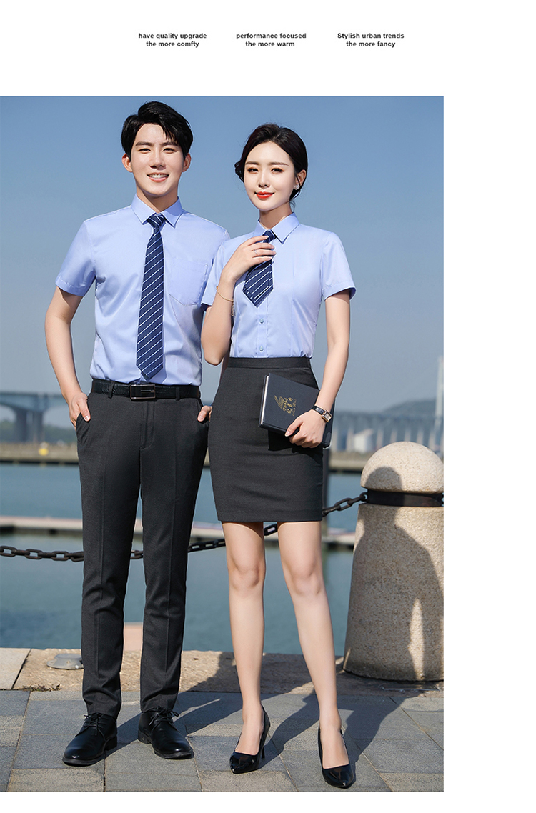 职业短袖衬衫情侣款（男+女）(图23)