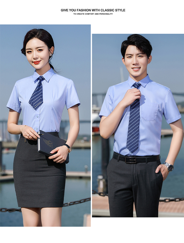 职业短袖衬衫情侣款（男+女）(图24)
