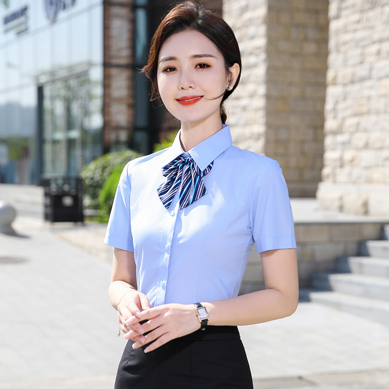 商务职业短袖衬衫（男+女）(图4)