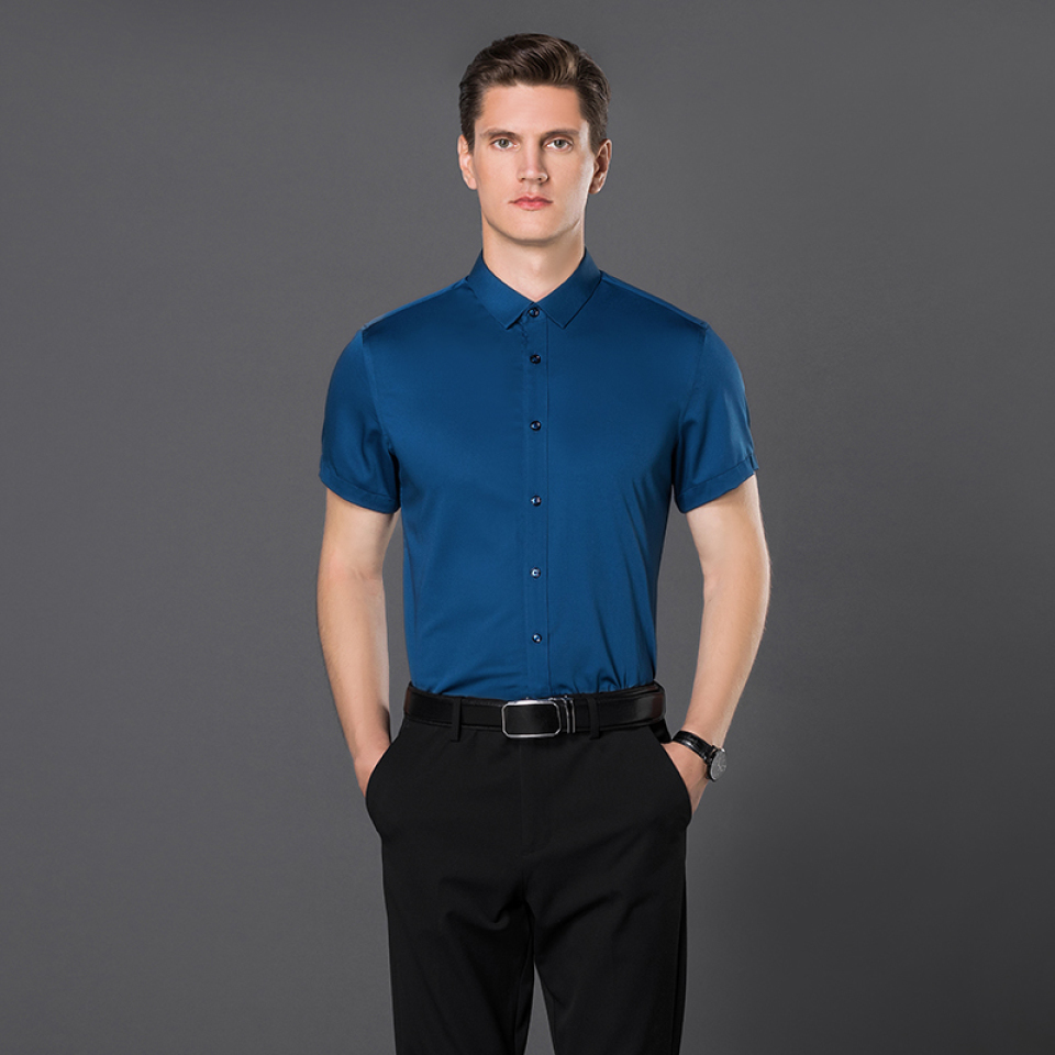 蓝色衬衫,蓝色衬衫定制,蓝色衬衫定做,蓝色衬衫厂家