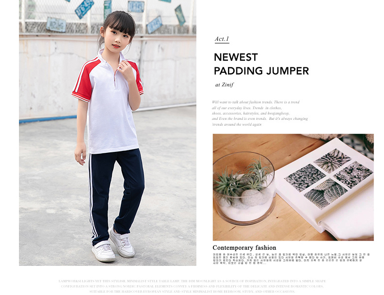 棉盖丝短袖运动套装(男+女+童)(图5)