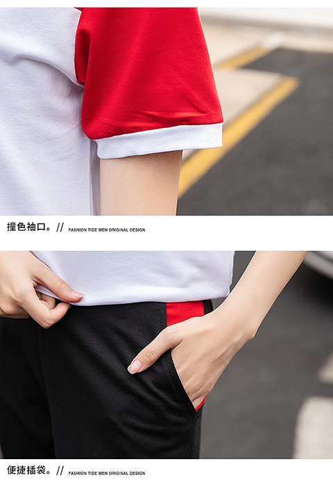 棉盖丝短袖运动套装(男+女+童)(图15)