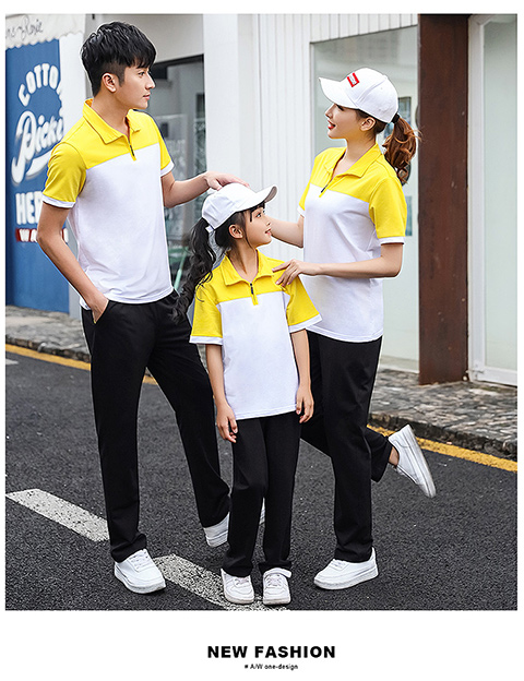 棉盖丝短袖运动套装(男+女+童)(图10)