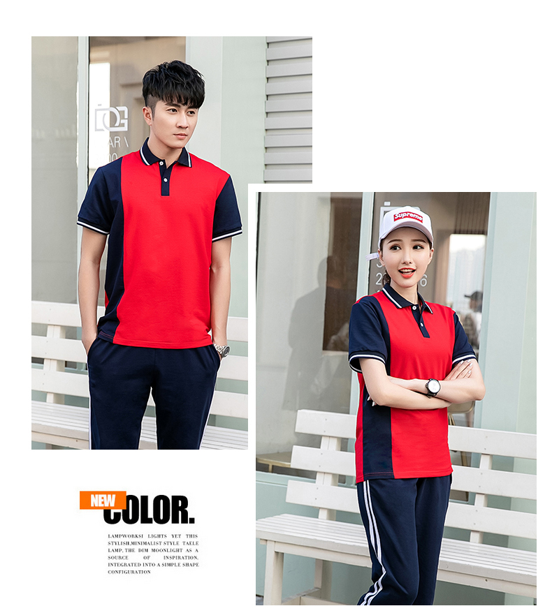 棉盖丝短袖运动套装(男+女+童)(图4)