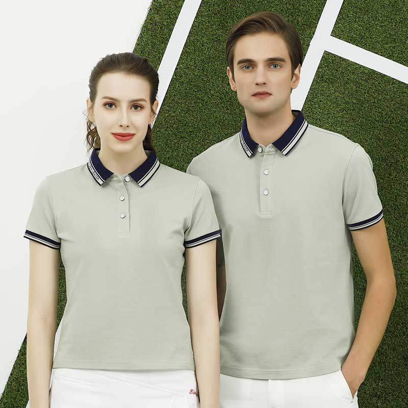 长绒棉液氨polo衫(图1)