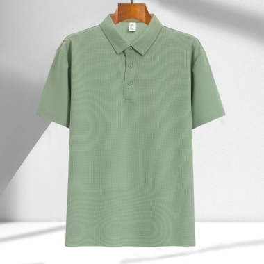 190克锦氨华夫格POLO衫