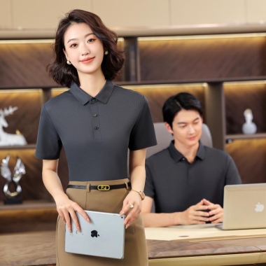 180克锦氨华夫格POLO衫