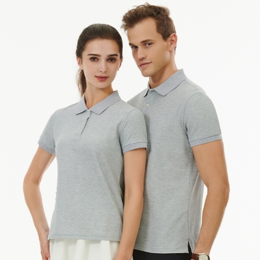 200克下摆开叉短袖POLO衫