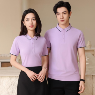 200克超柔丝光珠地POLO衫