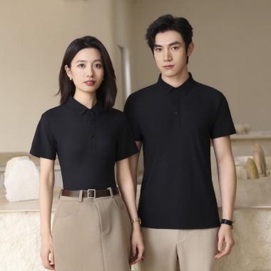 170克本布领冰丝珠地Polo衫