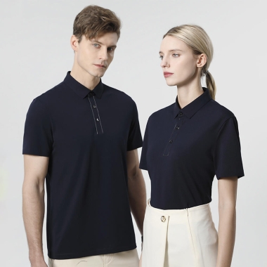 160克丝光棉polo衫