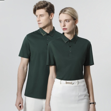 160克激光金点polo衫