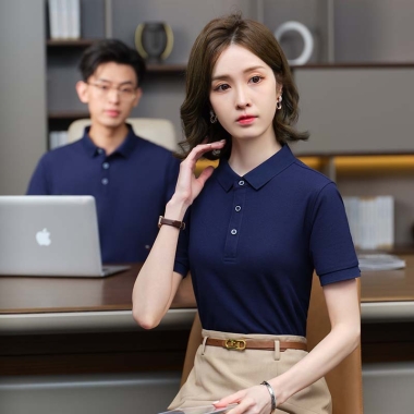 220克下摆开叉POLO衫