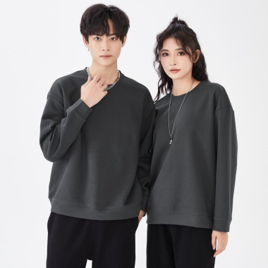 330克缤纷棉潮牌落肩套头圆领卫衣