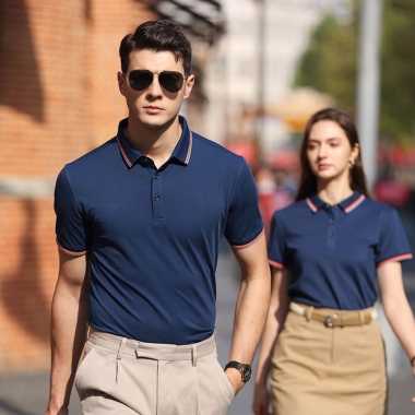 190克陶瓷桑蚕丝POLO衫