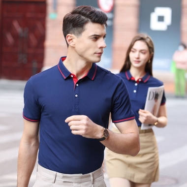 190克桑蚕丝纤维POLO衫