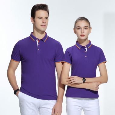 190克双丝光棉Polo衫