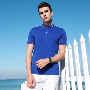 195克冰丝纤维Polo衫