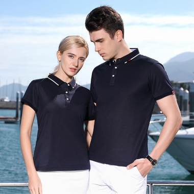 185克丝光棉Polo衫