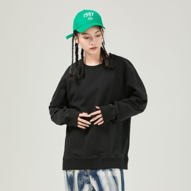 300克毛圈圆领卫衣