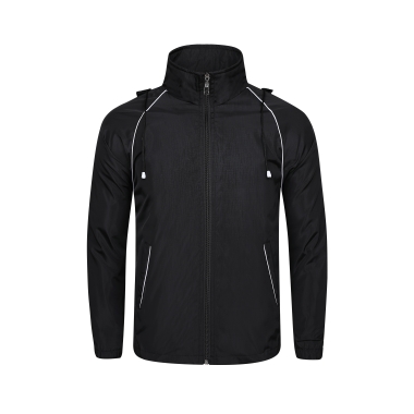 高密度加厚防水连帽风衣