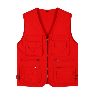 全棉多兜摄影马甲